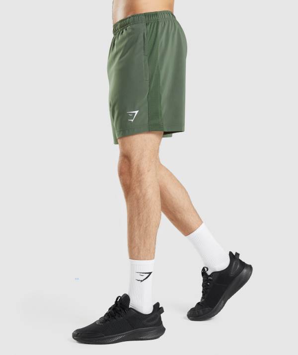 Panske Šortky Gymshark Sport Zelene | AI9863520